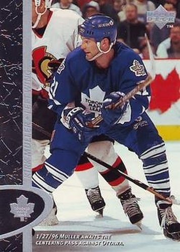 #165 Kirk Muller - Toronto Maple Leafs - 1996-97 Upper Deck Hockey