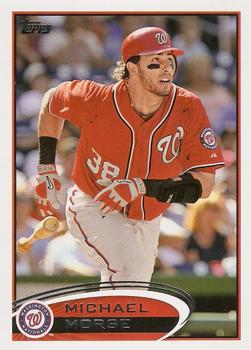 #165 Michael Morse - Washington Nationals - 2012 Topps Baseball