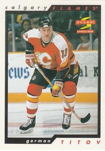 #165 German Titov - Calgary Flames - 1996-97 Score Hockey