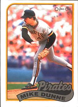 #165 Mike Dunne - Pittsburgh Pirates - 1989 O-Pee-Chee Baseball