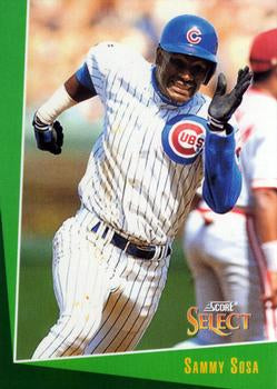 #165 Sammy Sosa - Chicago Cubs - 1993 Select Baseball