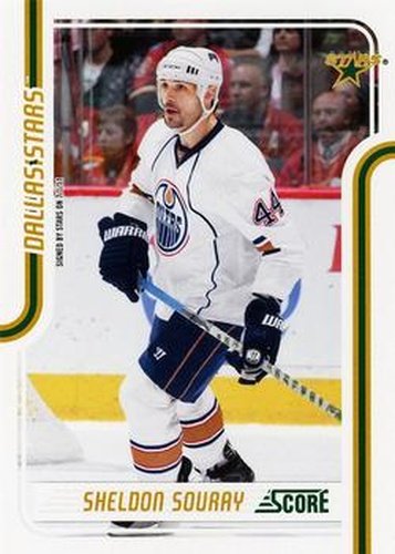 #165 Sheldon Souray - Dallas Stars - 2011-12 Score Hockey