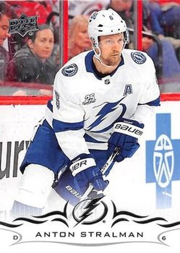 #165 Anton Stralman - Tampa Bay Lightning - 2018-19 Upper Deck Hockey