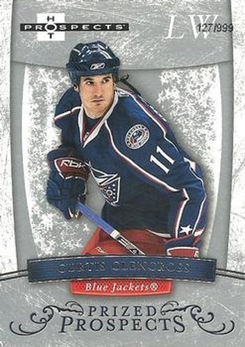 #165 Curtis Glencross - Columbus Blue Jackets - 2007-08 Fleer Hot Prospects Hockey