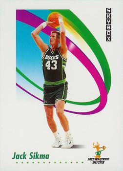 #165 Jack Sikma - Milwaukee Bucks - 1991-92 SkyBox Basketball