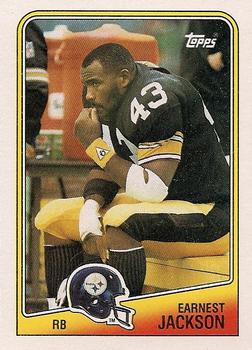#165 Earnest Jackson - Pittsburgh Steelers - 1988 Topps Football