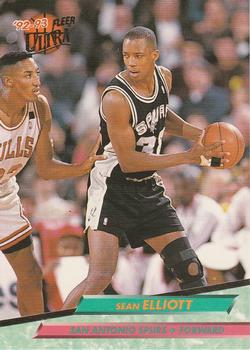 #165 Sean Elliott - San Antonio Spurs - 1992-93 Ultra Basketball
