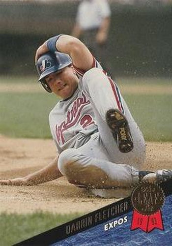 #165 Darrin Fletcher - Montreal Expos - 1993 Leaf Baseball