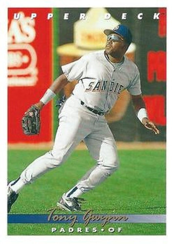 #165 Tony Gwynn - San Diego Padres - 1993 Upper Deck Baseball