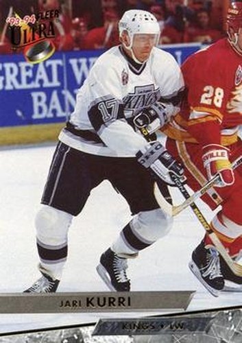 #165 Jari Kurri - Los Angeles Kings - 1993-94 Ultra Hockey