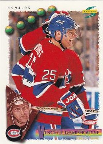 #165 Vincent Damphousse - Montreal Canadiens - 1994-95 Score Hockey