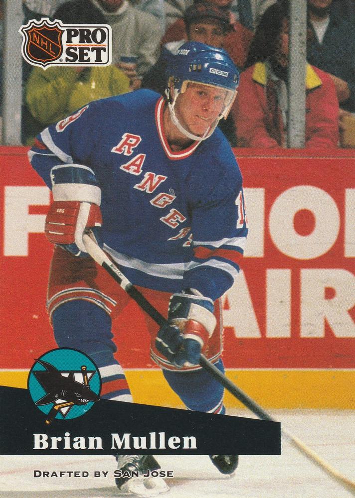 #165 Brian Mullen - 1991-92 Pro Set Hockey