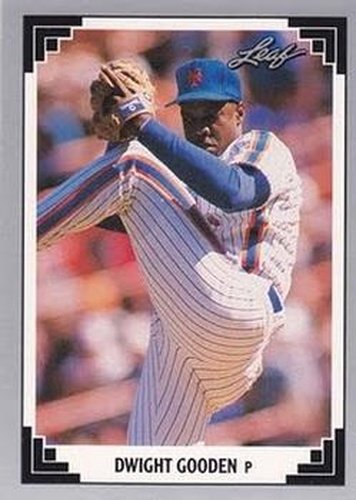#165 Dwight Gooden - New York Mets - 1991 Leaf Baseball
