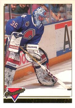 #165 Stephane Fiset - Quebec Nordiques - 1993-94 O-Pee-Chee Premier Hockey - Gold