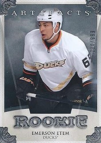 #165 Emerson Etem - Anaheim Ducks - 2013-14 Upper Deck Artifacts Hockey