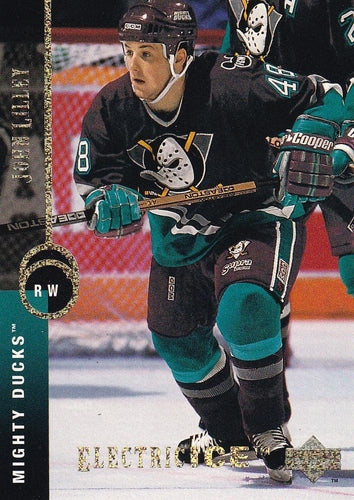 #165 John Lilley - Anaheim Mighty Ducks - 1994-95 Upper Deck Hockey - Electric Ice