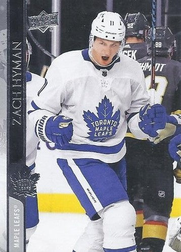 #165 Zach Hyman - Toronto Maple Leafs - 2020-21 Upper Deck Hockey