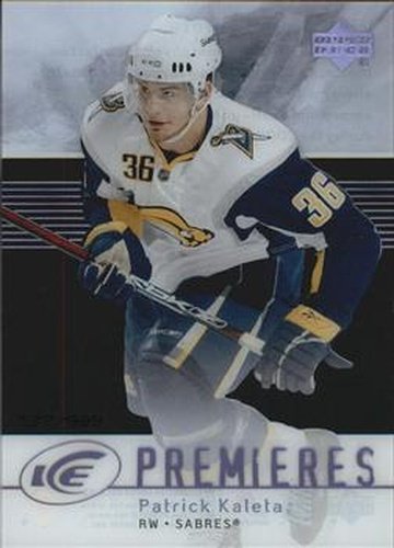 #165 Patrick Kaleta - Buffalo Sabres - 2007-08 Upper Deck Ice Hockey