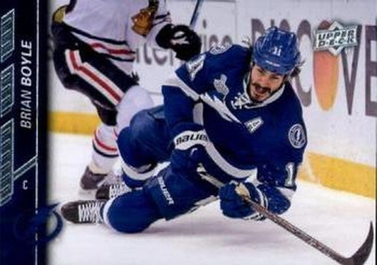 #165 Brian Boyle - Tampa Bay Lightning - 2015-16 Upper Deck Hockey