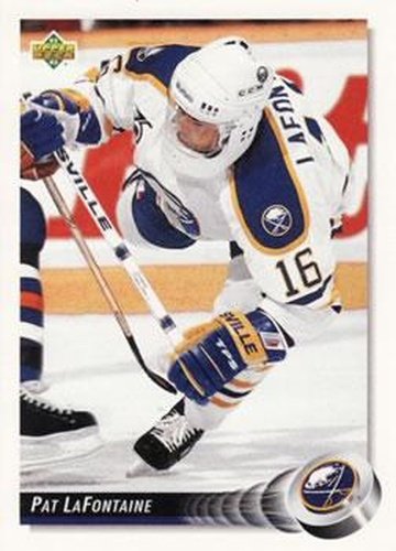 #165 Pat LaFontaine - Buffalo Sabres - 1992-93 Upper Deck Hockey