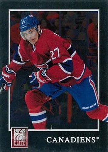 #165 Rene Bourque - Montreal Canadiens - 2011-12 Panini Elite Hockey