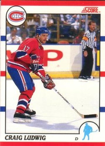 #165 Craig Ludwig - Montreal Canadiens - 1990-91 Score Canadian Hockey