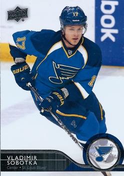 #165 Vladimir Sobotka - St. Louis Blues - 2014-15 Upper Deck Hockey