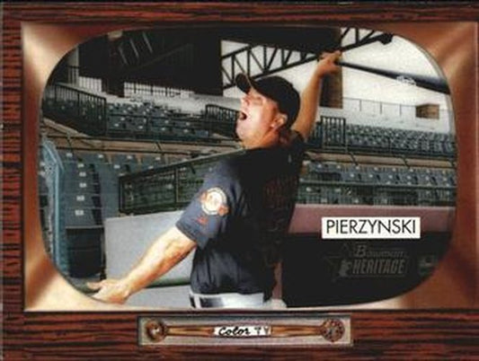 #165 A.J. Pierzynski - San Francisco Giants - 2004 Bowman Heritage Baseball