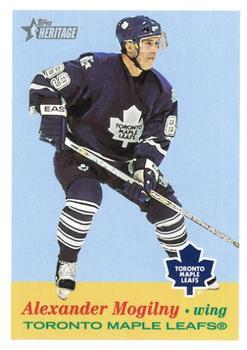 #165 Alexander Mogilny - Toronto Maple Leafs - 2001-02 Topps Heritage Hockey