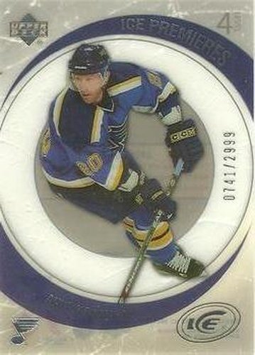 #165 Andy Roach - St. Louis Blues - 2005-06 Upper Deck Ice Hockey