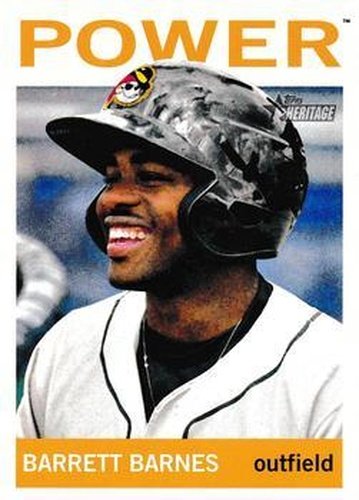 #165 Barrett Barnes - West Virginia Power - 2013 Topps Heritage Minor League Baseball