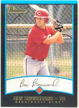 #165 Ben Broussard - Cincinnati Reds - 2001 Bowman Baseball