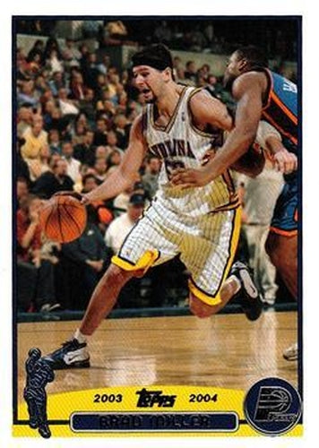 #165 Brad Miller - Indiana Pacers - 2003-04 Topps Basketball