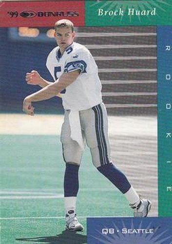 #165 Brock Huard - Seattle Seahawks - 1999 Donruss Football