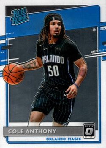 #165 Cole Anthony - Orlando Magic - 2020-21 Donruss Optic Basketball
