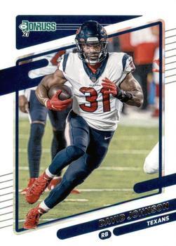 #165 David Johnson - Houston Texans - 2021 Donruss Football