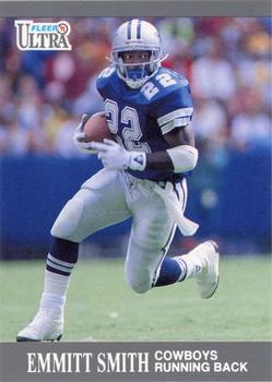 #165 Emmitt Smith - Dallas Cowboys - 1991 Ultra Football