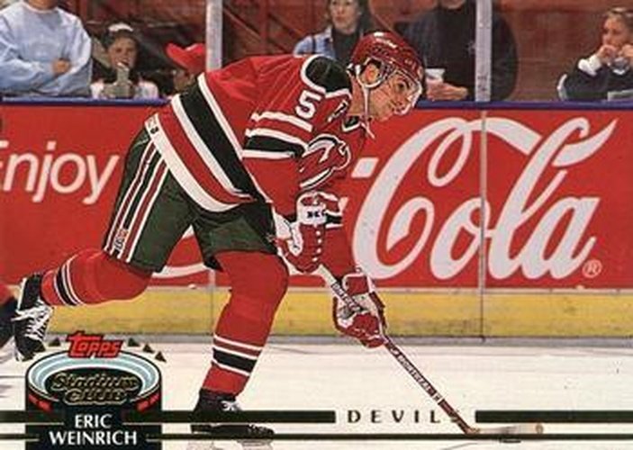#165 Eric Weinrich - New Jersey Devils - 1992-93 Stadium Club Hockey