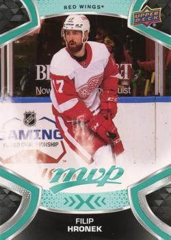 #165 Filip Hronek - Detroit Red Wings - 2021-22 Upper Deck MVP Hockey