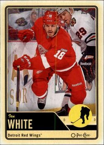 #165 Ian White - Detroit Red Wings - 2012-13 O-Pee-Chee Hockey