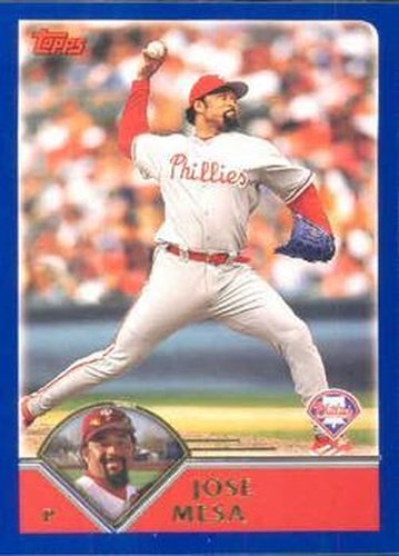 #165 Jose Mesa - Philadelphia Phillies - 2003 Topps Baseball