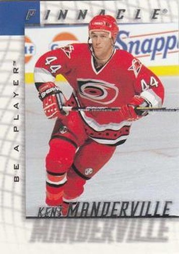 #165 Kent Manderville - Carolina Hurricanes - 1997-98 Pinnacle Be a Player Hockey