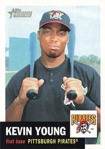 #165 Kevin Young - Pittsburgh Pirates - 2002 Topps Heritage Baseball
