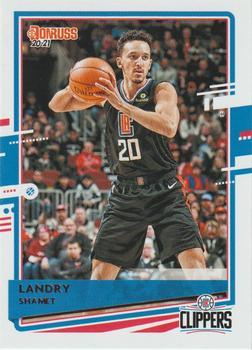 #165 Landry Shamet - Los Angeles Clippers - 2020-21 Donruss Basketball