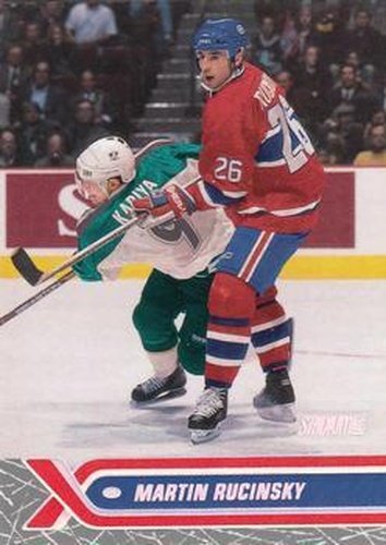 #165 Martin Rucinsky - Montreal Canadiens - 2000-01 Stadium Club Hockey