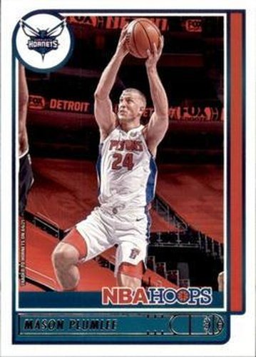 #165 Mason Plumlee - Charlotte Hornets - 2021-22 Hoops Basketball