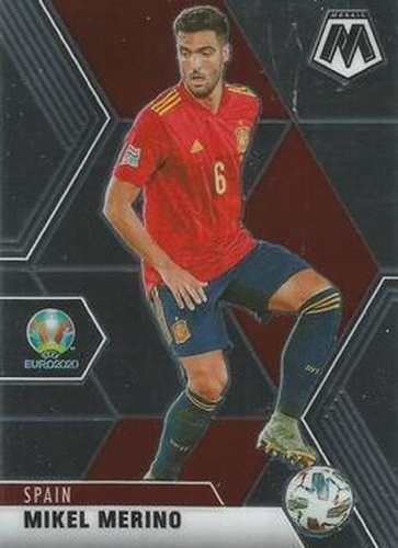 #165 Mikel Merino - Spain - 2021 Panini Mosaic UEFA EURO Soccer