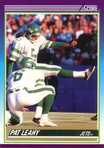 #165 Pat Leahy - New York Jets - 1990 Score Football