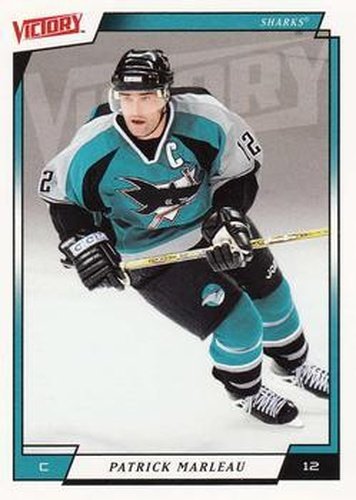 #165 Patrick Marleau - San Jose Sharks - 2006-07 Upper Deck Victory Hockey