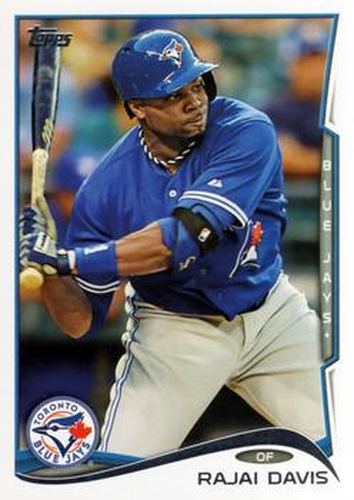 #165 Rajai Davis - Toronto Blue Jays - 2014 Topps Baseball